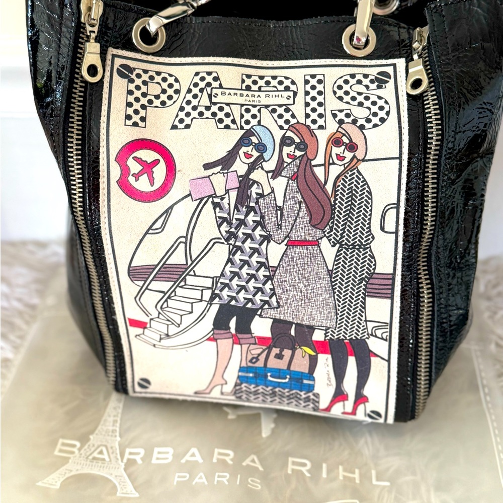 Barbara Rihl "Paris Trip With My Best Friend" Tote